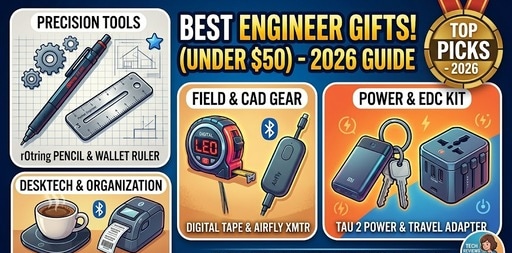 Useful Tech Gift Ideas for Engineers Under $50 (Best 2026 Guide)