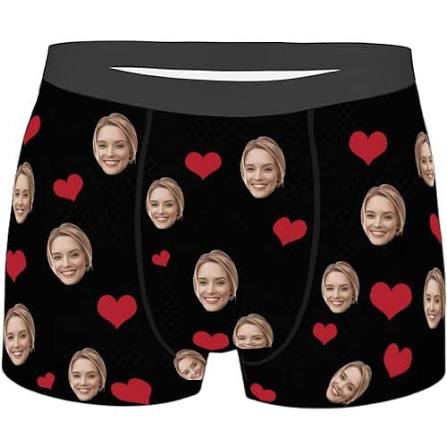 Custom Face Boxer Shorts for Boyfriends